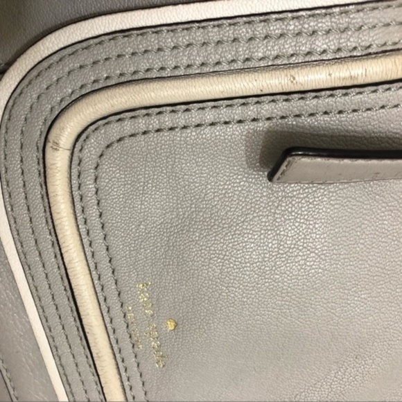 Kate Spade Rianne Pratt Street leather crossbody bag in gray leather - Picture 10 of 12